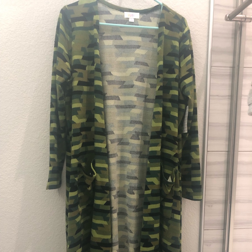 Long cardigan duster